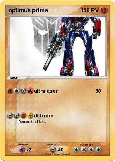 Pokemon optimus prime