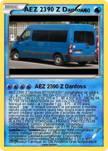 Pokemon AEZ 2390 Z Danfoss