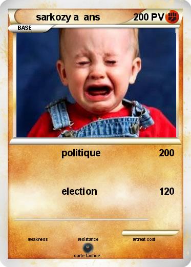 Pokemon sarkozy a  ans