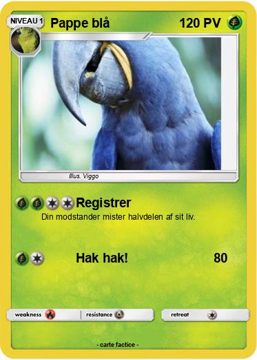Pokemon Pappe blå