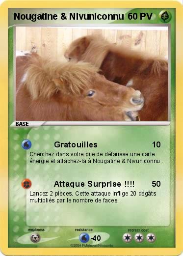 Pokemon Nougatine & Nivuniconnu