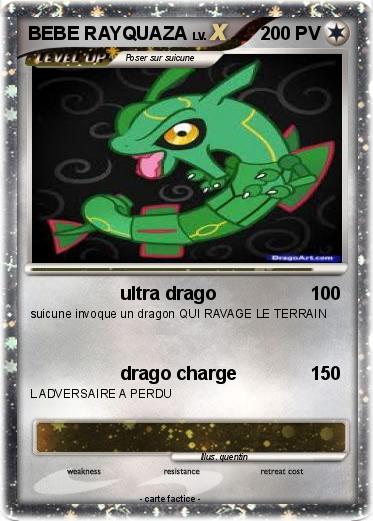 Pokemon BEBE RAYQUAZA