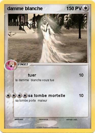 Pokemon damme blanche