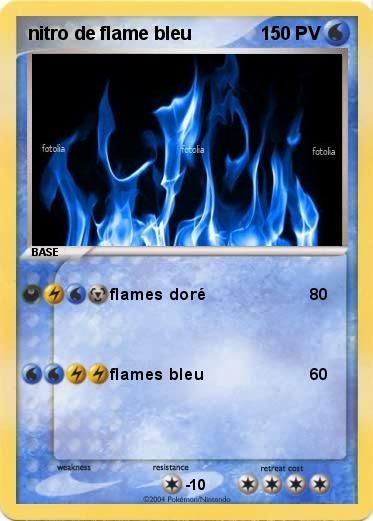Pokemon nitro de flame bleu