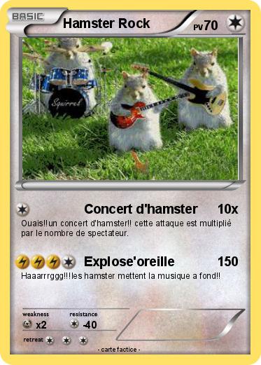 Pokemon Hamster Rock