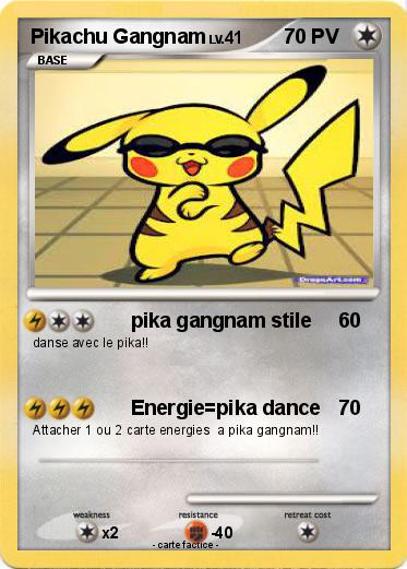 Pokemon Pikachu Gangnam