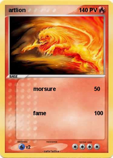 Pokemon artlion