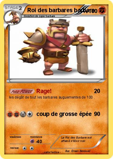 Pokemon Roi des barbares barbare