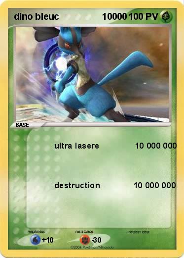 Pokemon dino bleuc                 10000