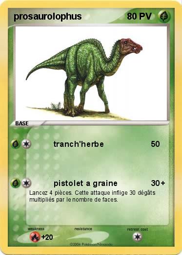 Pokemon prosaurolophus