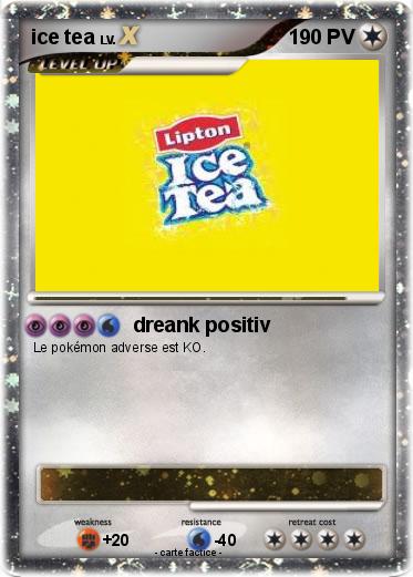Pokemon ice tea
