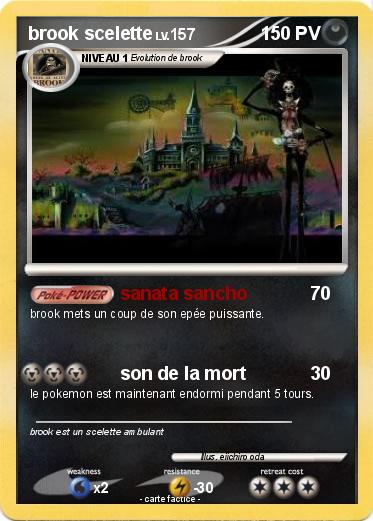 Pokemon brook scelette