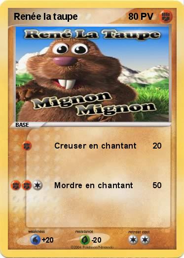Pokemon Renée la taupe