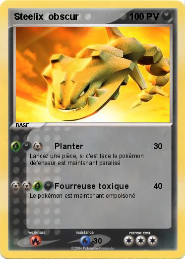 Pokemon Steelix  obscur
