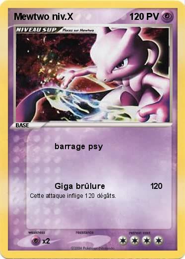 Pokemon Mewtwo niv.X
