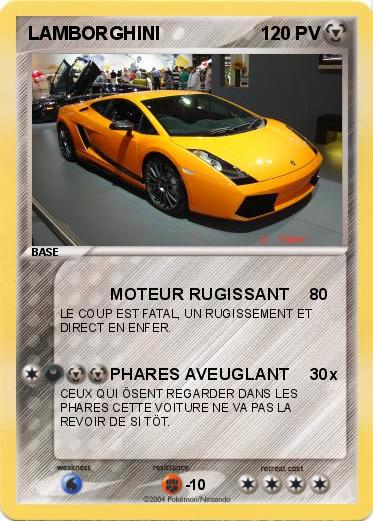 Pokemon LAMBORGHINI 