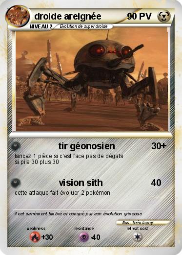 Pokemon droide areignée