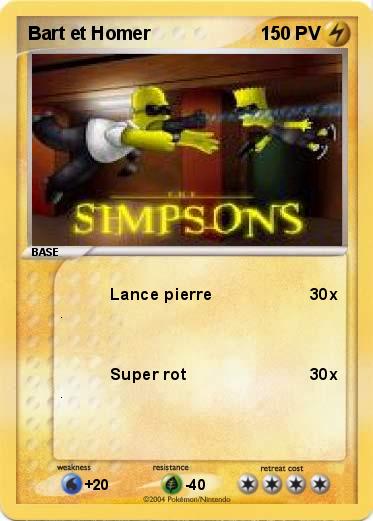 Pokemon Bart et Homer
