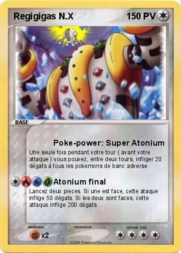 Pokemon Regigigas N.X