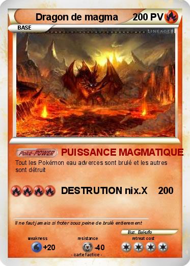 Pokemon Dragon de magma
