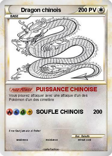 Pokemon Dragon chinois