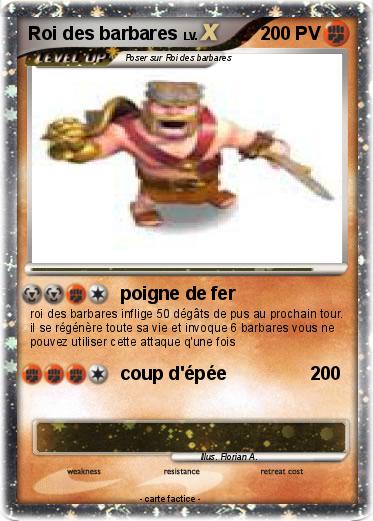 Pokemon Roi des barbares