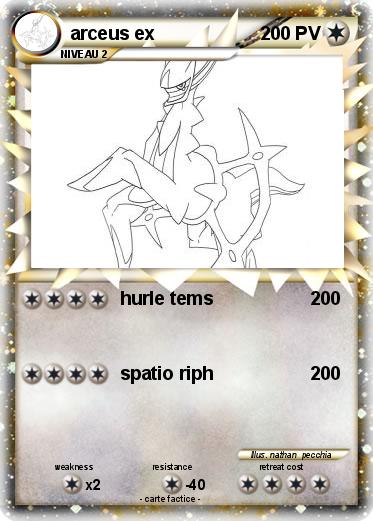 Pokemon arceus ex