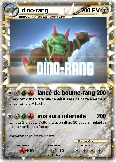 Pokemon dino-rang