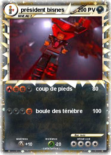 Pokemon président bisnes