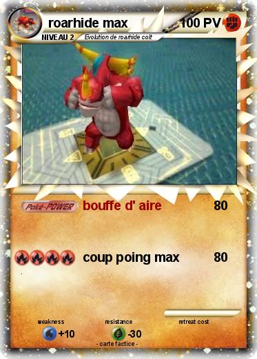 Pokemon roarhide max