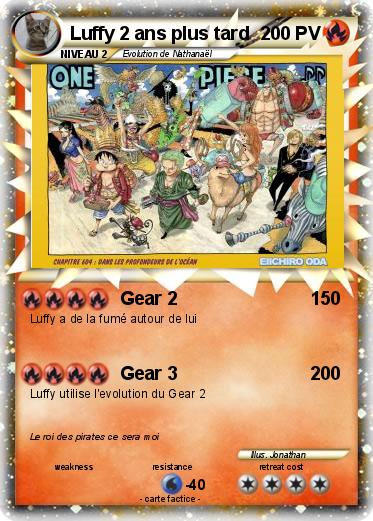 Pokemon Luffy 2 ans plus tard