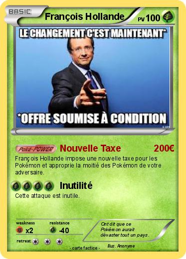 Pokemon François Hollande