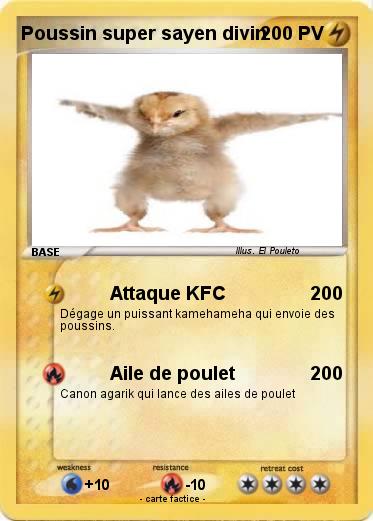 Pokemon Poussin super sayen divin