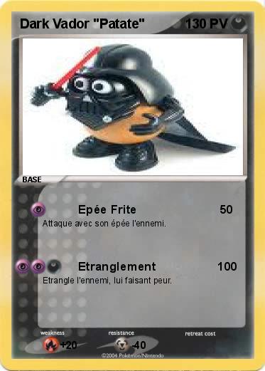 Pokemon Dark Vador "Patate"