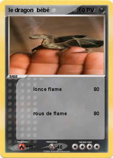 Pokemon le dragon  bébé