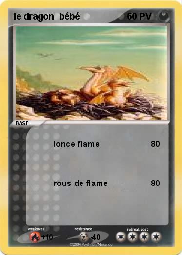 Pokemon le dragon  bébé
