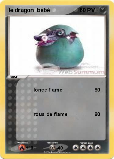Pokemon le dragon  bébé