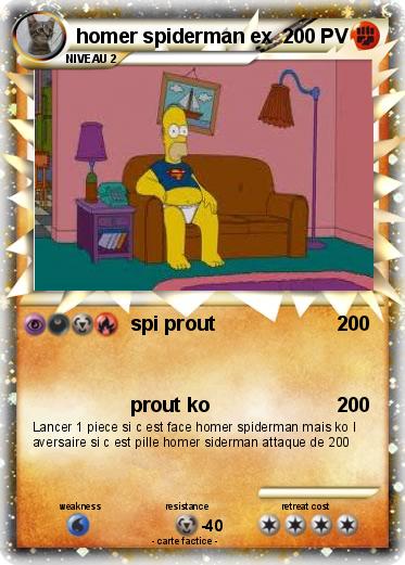 Pokemon homer spiderman ex