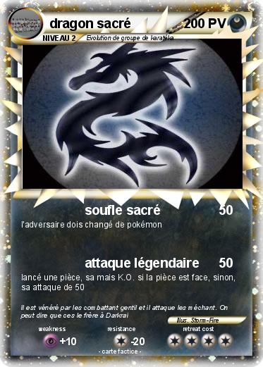 Pokemon dragon sacré