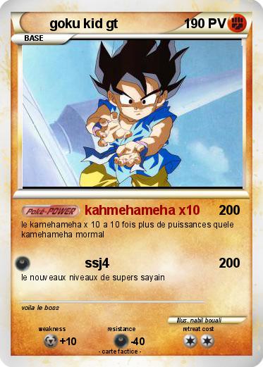 Pokemon goku kid gt