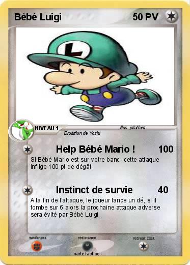 Pokemon Bébé Luigi