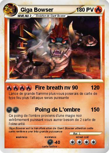 Pokemon Giga Bowser