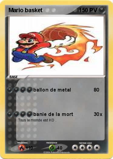 Pokemon Mario basket