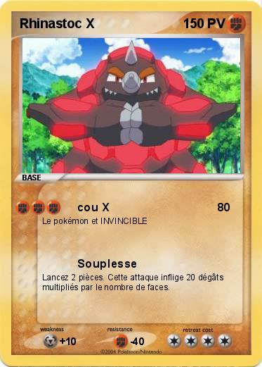 Pokemon Rhinastoc X