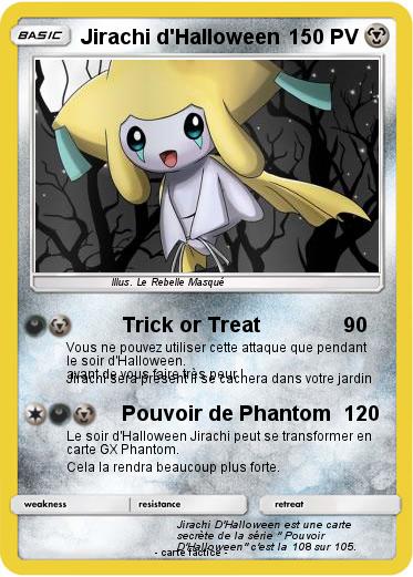 Pokemon Jirachi d'Halloween
