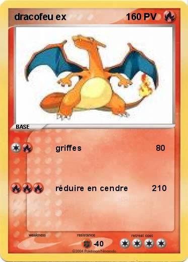 Pokemon dracofeu ex                       1