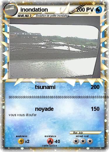 Pokemon inondation