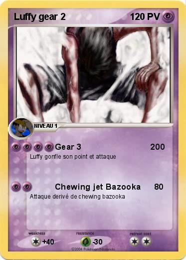 Pokemon Luffy gear 2