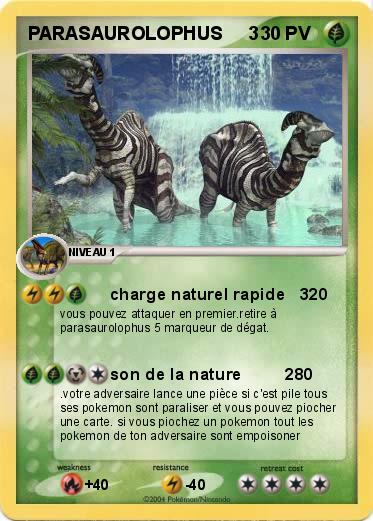 Pokemon PARASAUROLOPHUS     3
