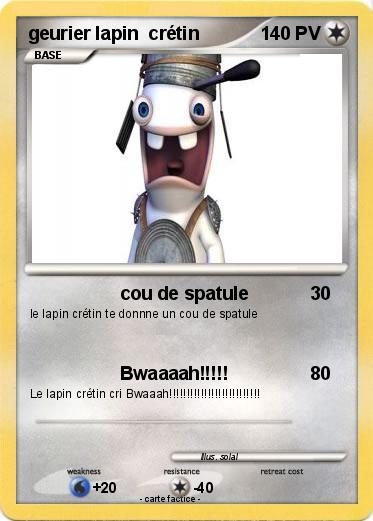 Pokemon geurier lapin  crétin
